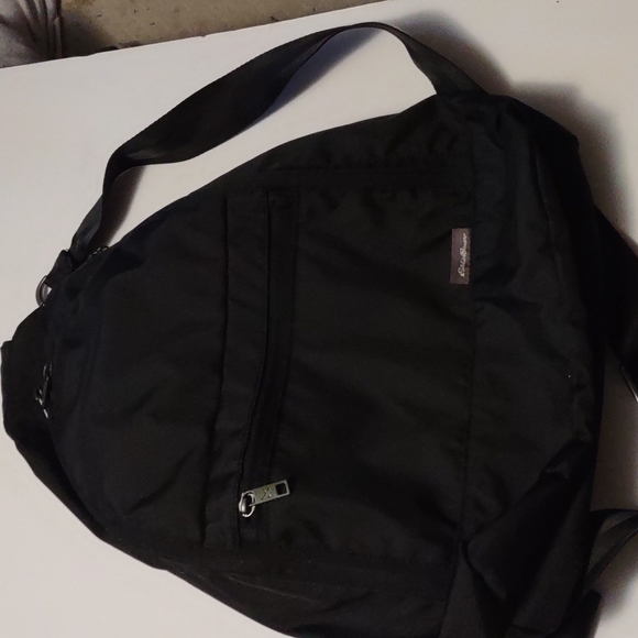 Eddie Bauer Bags Eddie Bauer Black Crossbody Travel Bag Poshmark
